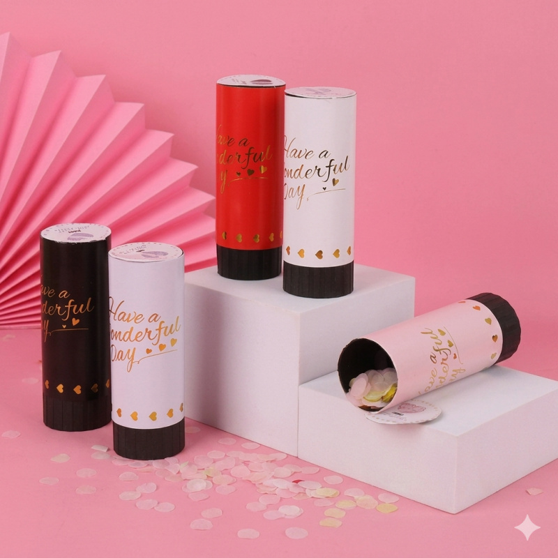 Confetti Cannon Tube - Konfeti Topları Düğün Doğum Günü Partisi