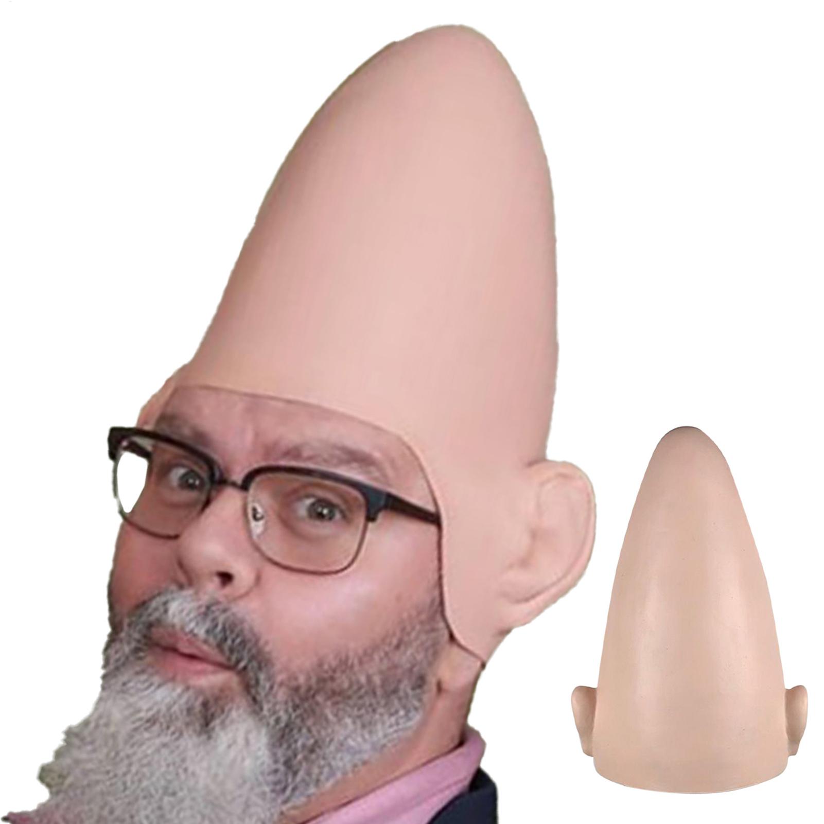 Party Hat Cone - Cadılar Bayramı Uzaylı Kafa Düzluğu Lateks