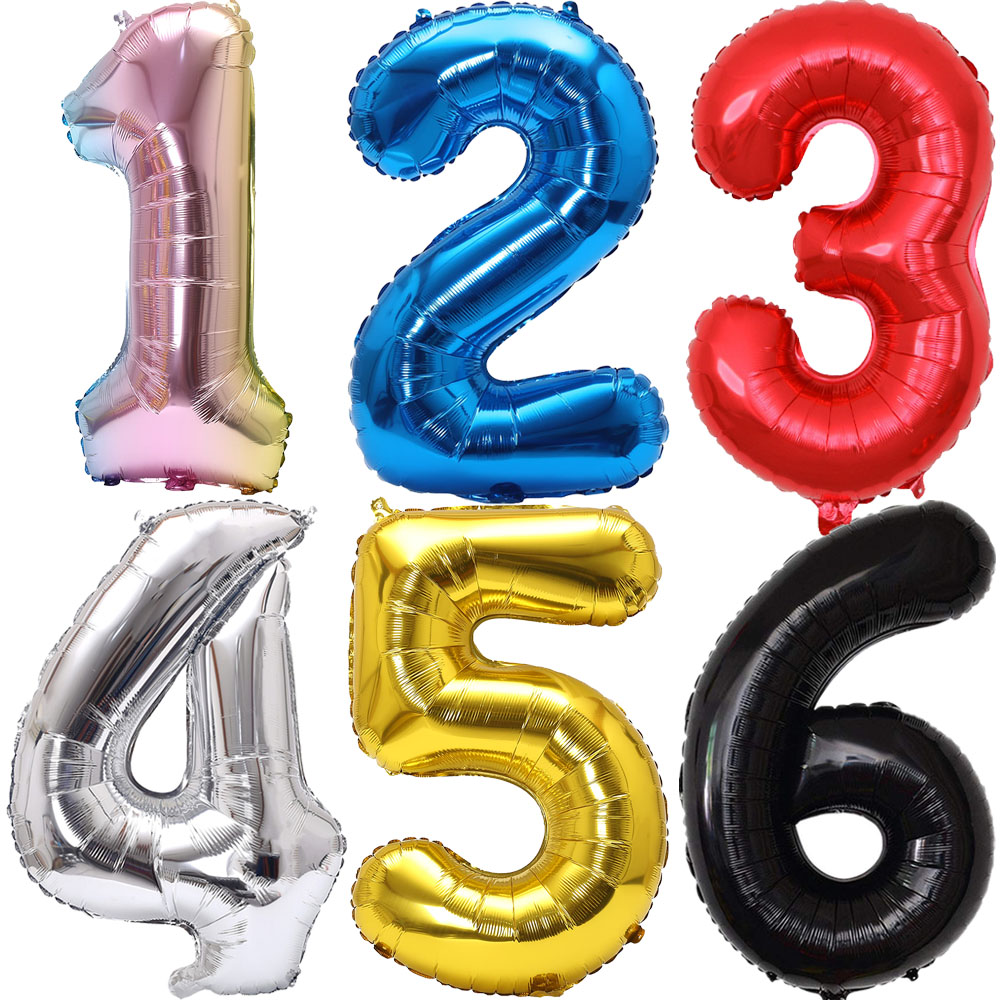 32 inç Gökkuşağı Degrade Numar - Balloon Pump Hand incelemesi ve fiyatı