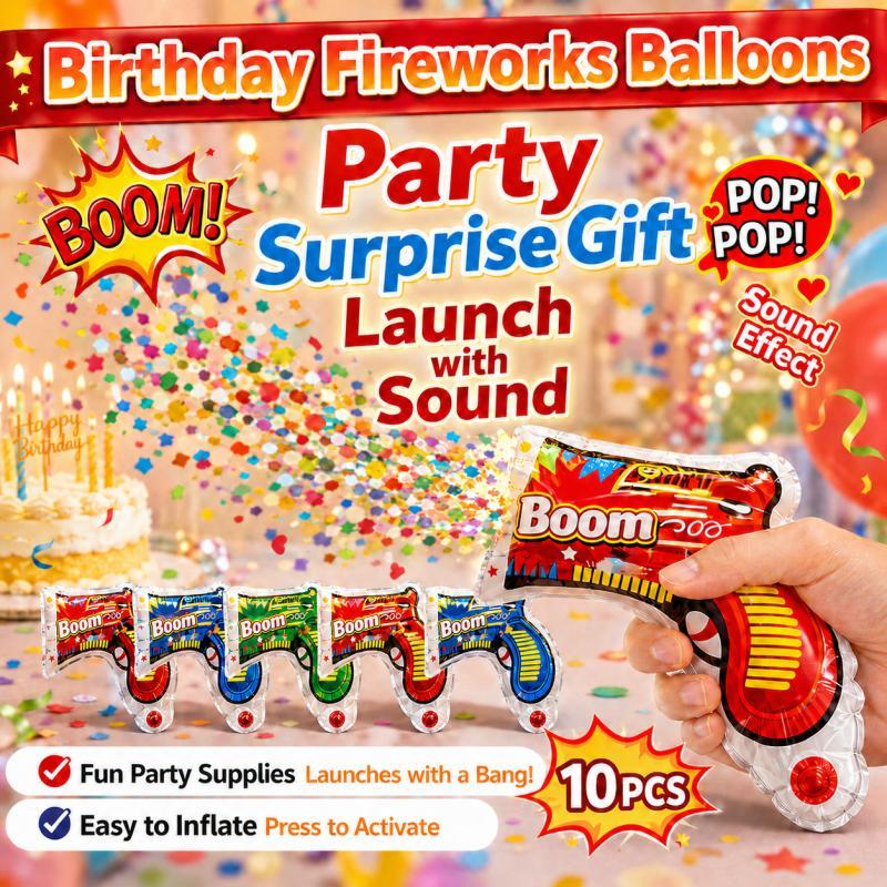 10 adet parti popper balon tab - Confetti Cannon Tube incelemesi ve fiyatı