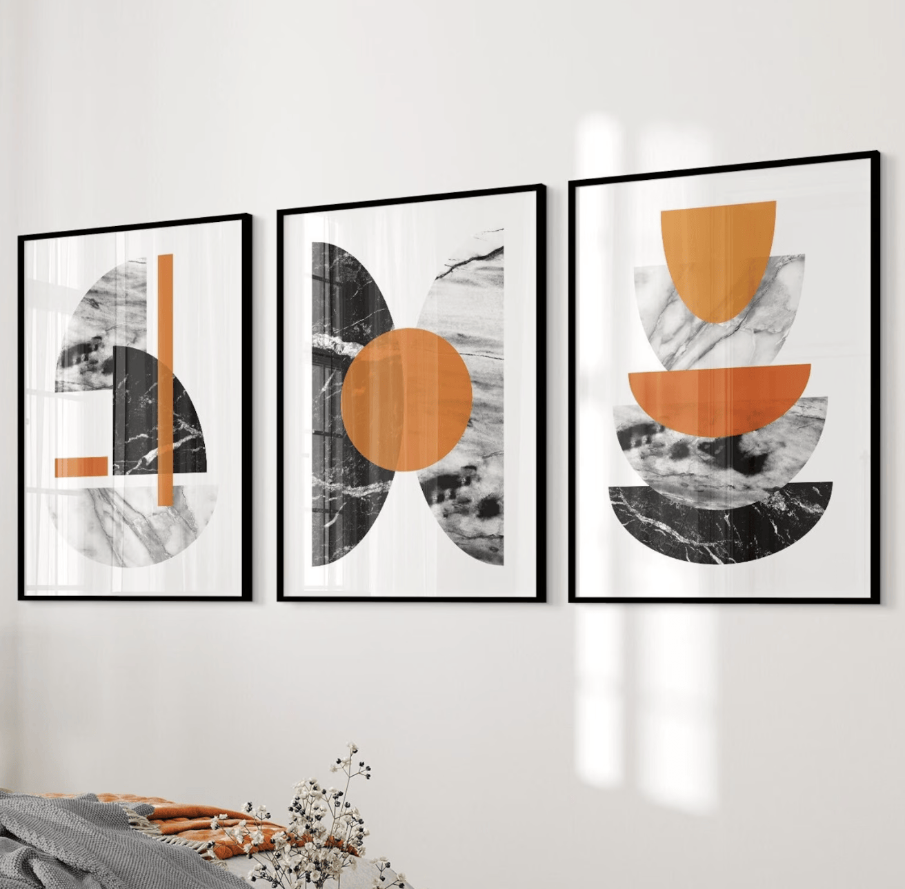 Bohem Geometrik Desenli 3 Parç - Flower Wall Panel incelemesi ve fiyatı
