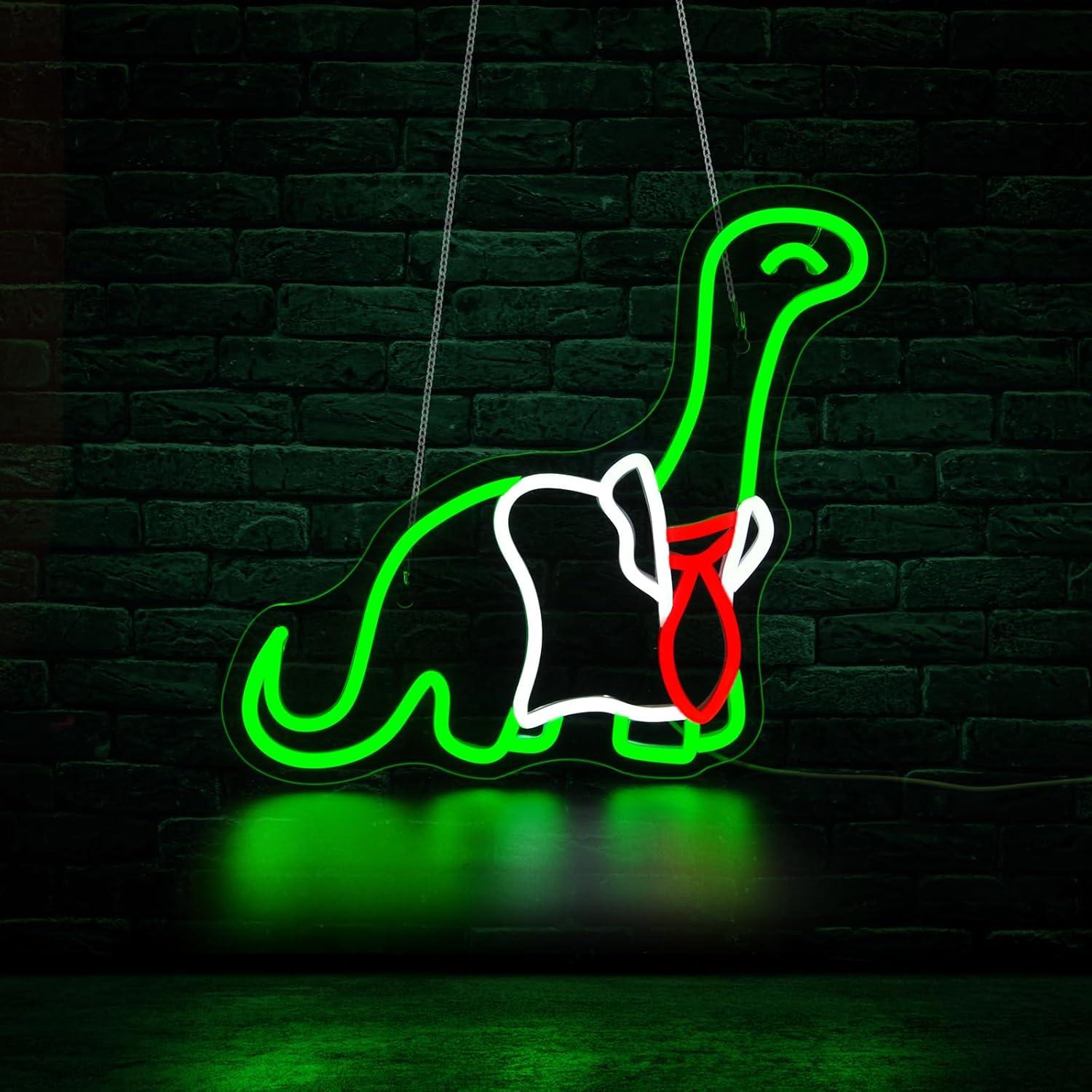 Dinozor Neon Tabelası, Ayarlan - Neon Sign Party incelemesi ve fiyatı