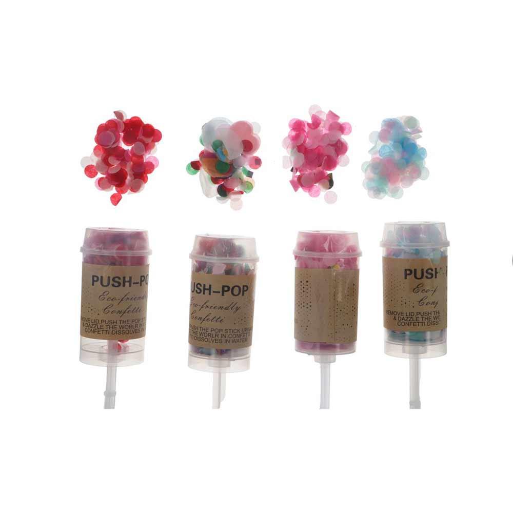 Renkli Pastel Gelin Duşu Push  - Confetti Cannon Tube incelemesi ve fiyatı