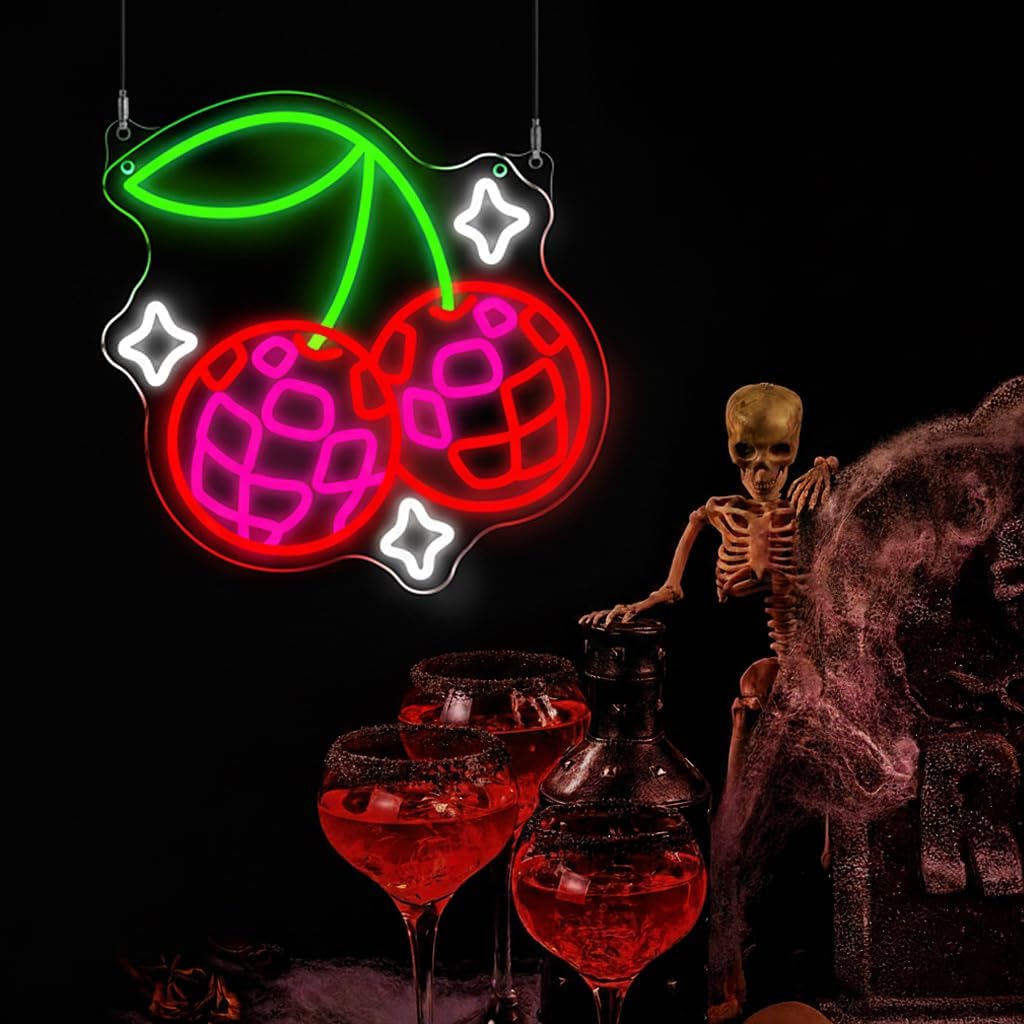 Disko Topu Şeklinde Kiraz Dese - Neon Sign Party incelemesi ve fiyatı