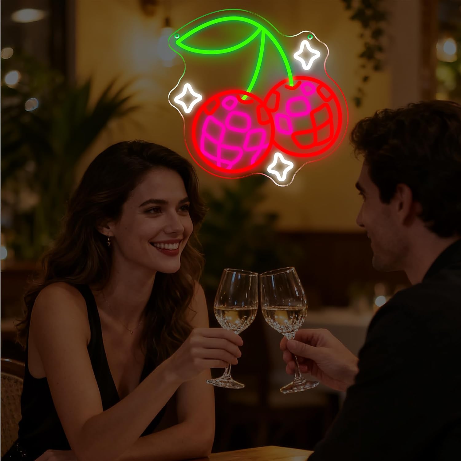 Disko Topu Şeklinde Kiraz Dese - Neon Sign Party incelemesi ve fiyatı